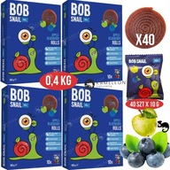 SNAIL BOB SNAIL snack snack BEZ CUKRU JABLKO ČUČORICA 10g x40 100G x4 0,4KG