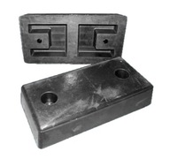 Nárazníky na nakladacie rampy, 2 ks 500x250x100 Nárazníky na nakladacie rampy, 2 ks 500x250x100