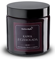 Prírodná sójová sviečka KÁVA S ČOKOLÁDOU 120 ml Prírodná sójová sviečka KÁVA S ČOKOLÁDOU 120 ml
