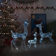 vidaXL Christmas Reindeer Acrylic 300 Cold vidaXL Christmas Reindeer Acrylic 300 Cold