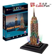 3D LED puzzle. Empire State Building. Kubická zábava