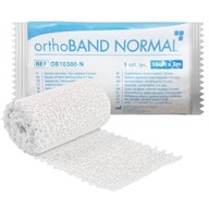 OrthoBAND NORMAL Sadrový obväz 12cm x 3m - 5-6min