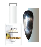 CAT EYE HYBRID NAIL LAK strieborný s časticami magnetický EverShine 15ml CAT EYE HYBRID NAIL LAK strieborný s časticami magnetický EverShine 15ml