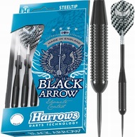 Šípky Šípky Harrows Black Arrow 22g oceľový hrot Šípky Šípky Harrows Black Arrow 22g oceľový hrot