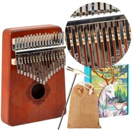 DREVENÝ NÁSTROJ KALIMBA AFRICKÝ HUDOBNÝ NÁSTROJ KLAVÍR 17 KEY + Púzdro DREVENÝ NÁSTROJ KALIMBA AFRICKÝ HUDOBNÝ NÁSTROJ KLAVÍR 17 KEY + Púzdro