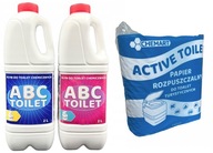 SADA TEKUTINY DO TURISTICKÝCH ZÁCHOD 2X2L + PAPIER SADA TEKUTINY DO TURISTICKÝCH ZÁCHOD 2X2L + PAPIER