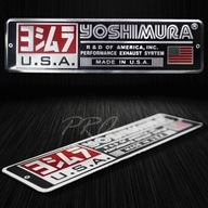 1 kus x hliníkové výfukové potrubie s logom YOSHIMURA 1 kus x hliníkové výfukové potrubie s logom YOSHIMURA