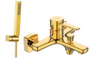 Vaňová batéria GOLD + sprchový set CUBIC Vaňová batéria GOLD + sprchový set CUBIC