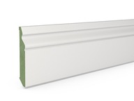 Biele soklové lišty KING 100 WR MDF 100x18 Biele soklové lišty KING 100 WR MDF 100x18