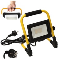 Halogénový LED reflektor na statíve, prenosný, 50W, s VÝKONNÝM káblom Halogénový LED reflektor na statíve, prenosný, 50W, s VÝKONNÝM káblom