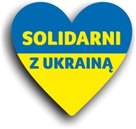 Nálepky SRDCE UKRAJINA, SOLIDARITA S UKRAJINOU 100 ks Nálepky SRDCE UKRAJINA, SOLIDARITA S UKRAJINOU 100 ks
