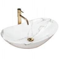 OVÁLNE UMÝVADLO NA DRUHU ROYAL GREY MARBLE REA OVÁLNE UMÝVADLO NA DRUHU ROYAL GREY MARBLE REA