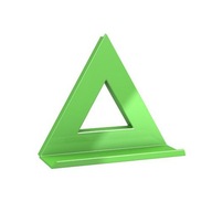 Magnet na dosky 75x75 XL zelený trojuholník Dahle