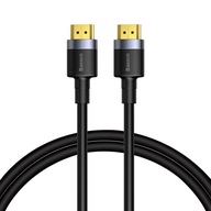 Kábel Baseus Cafule HDMI 2.0 4K 60Hz 3D 18 Gbps 2m čierny CADKLF-F01 Kábel Baseus Cafule HDMI 2.0 4K 60Hz 3D 18 Gbps 2m čierny CADKLF-F01