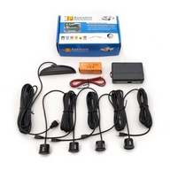 4 CÚVACIE PARKOVACIE SENZORY LED LCD BUZER čierny 4 CÚVACIE PARKOVACIE SENZORY LED LCD BUZER čierny
