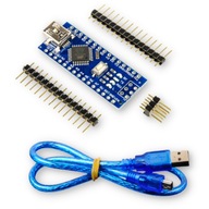 Klon Arduino Nano V3.0 ATmega328P CH340 s káblom Klon Arduino Nano V3.0 ATmega328P CH340 s káblom