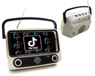 MINI BLUETOOTH REPRODUKTOR VO FORME RETRO TV RÁDIA MINI BLUETOOTH REPRODUKTOR VO FORME RETRO TV RÁDIA