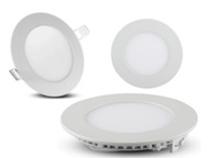 Držiak lampy SLIM LED 6W zapustená lampa studená farba 6500K Držiak lampy SLIM LED 6W zapustená lampa studená farba 6500K