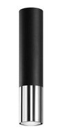 LOOPEZ čierno/chrómové stropné svietidlo Loft stropné LED svietidlo LOOPEZ čierno/chrómové stropné svietidlo Loft stropné LED svietidlo