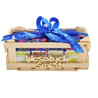 Vianočný darček / Vianočný darček - Sada 8 medov po 250g / modrý Vianočný darček / Vianočný darček - Sada 8 medov po 250g / modrý