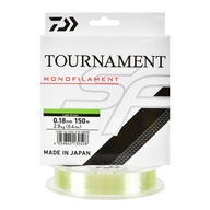 Rybársky vlasec Daiwa Tournament SF, svetlozelený, priehľadný, 0,18 mm, 150 m, odolný Rybársky vlasec Daiwa Tournament SF, svetlozelený, priehľadný, 0,18 mm, 150 m, odolný