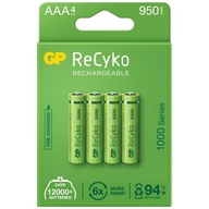 Batéria AAA R03 950mAh NiMH GP ReCyko (4ks blister)