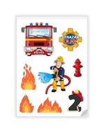 Cukrová potlač FIREMAN SAM Meno Číslo Stráž Cukrová potlač FIREMAN SAM Meno Číslo Stráž