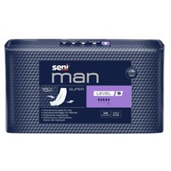 SENI Urologické vložky pre mužov MAN SUPER LEVEL 5 15 kusov SENI Urologické vložky pre mužov MAN SUPER LEVEL 5 15 kusov