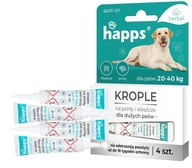 KVAPKY BLCH A KLIŠŤOV PRE VEĽKÝCH PSOV (20-40 KG) S DLHODOBÝM PÔSOBENÍM KVAPKY BLCH A KLIŠŤOV PRE VEĽKÝCH PSOV (20-40 KG) S DLHODOBÝM PÔSOBENÍM