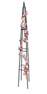 Záhradná pergola na kvety, ruže, popínadlá, kovová kužeľová + kotvy 2 metre