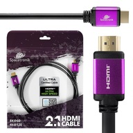 Dlhý HDMI kábel pre projektor 2.1 120Hz 4K 8K 10m
