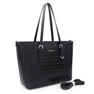 FLORA&CO tuhá trapézová taška do rozkroku ČIERNA FLORA&CO tuhá trapézová taška do rozkroku ČIERNA