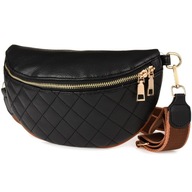 Dámska crossbody taštička na prešívanom opasku Dámska crossbody taštička na prešívanom opasku
