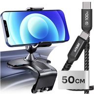 DRŽIAK NA DRŽIAK AUTOTELEFÓNU + KÁBEL TYPU C DRŽIAK NA DRŽIAK AUTOTELEFÓNU + KÁBEL TYPU C