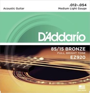 Struny pre akustickú gitaru Daddario EZ920 Struny pre akustickú gitaru Daddario EZ920