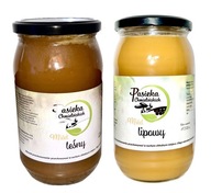 PRÍRODNÝ MEDOVÝ SET LIPA + LESNÝ MED Z MAZÚRA PRÍRODNÝ MEDOVÝ SET LIPA + LESNÝ MED Z MAZÚRA