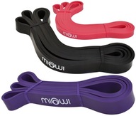 SADA 3 POHYBOVÝCH PRÚHEL NA CVIČENIE POWERBAND FITNESS ODPORU 15/30/40 KG SADA 3 POHYBOVÝCH PRÚHEL NA CVIČENIE POWERBAND FITNESS ODPORU 15/30/40 KG