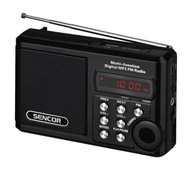 Sencor SRD 215 B FM AUX USB Black prenosné rádio