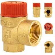 BEZPEČNOSTNÝ VENTIL PRE ÚSTREDNÉ VYKUROVANIE MS 1,5 bar GW 3/4" x 1/2" GW BRASS AFRISO BEZPEČNOSTNÝ VENTIL PRE ÚSTREDNÉ VYKUROVANIE MS 1,5 bar GW 3/4" x 1/2" GW BRASS AFRISO