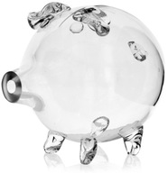 ČÍRA veľké sklenené prasiatko PIG AKO DARČEK ČÍRA veľké sklenené prasiatko PIG AKO DARČEK