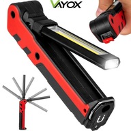 NABÍJACIE DIELENSKÉ LAMPY LED PRACOVNÁ LAMPA S MAGNETOM USB-C VAYOX NABÍJACIE DIELENSKÉ LAMPY LED PRACOVNÁ LAMPA S MAGNETOM USB-C VAYOX