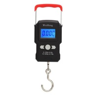 Mini digitálna rybárska váha 50 kg x 5 g na cestovnú batožinu