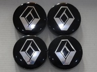 4x Emblémy pre ráfiky RENAULT 56mm, čierne 4x Emblémy pre ráfiky RENAULT 56mm, čierne