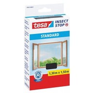 tesa Standard okenná moskytiéra 1,3 x 1,5 m čierna 55672-00021