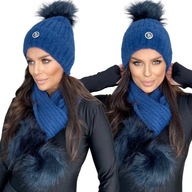 DÁMSKY KOMPLET ČIAPKA ŠÁLKA VEĽKÁ ŠÁLKA TEPLÝ SET ALPACA NAVY DÁMSKY KOMPLET ČIAPKA ŠÁLKA VEĽKÁ ŠÁLKA TEPLÝ SET ALPACA NAVY