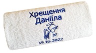 Darček pre dieťa z Ukrajiny UTERÁK s menom a dátumom