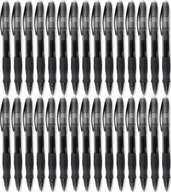 BIC GEL-OCITY čierne automatické gélové pero, 0,7 mm x 36