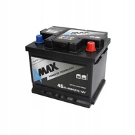 4MAX ECOLINE 45Ah 450A P + akumulátor
