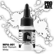 MONUMENT HOBBIES MPA-001 Pro Acrylic: tučná titánová biela (22 ml) MONUMENT HOBBIES MPA-001 Pro Acrylic: tučná titánová biela (22 ml)