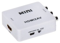 Konvertor Konvertuje signál HDMI na signál CVBS